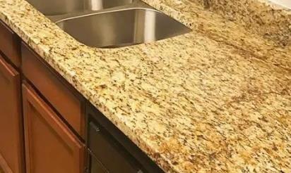 How will White Countertops with Gold Veins appear?